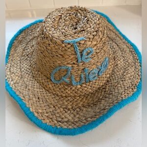 Handmade Te Quiro Straw Hat